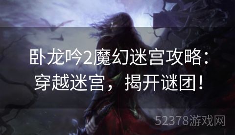 卧龙吟2魔幻迷宫攻略：穿越迷宫，揭开谜团！