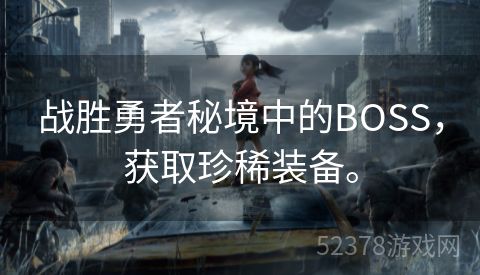 战胜勇者秘境中的BOSS，获取珍稀装备。