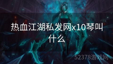 热血江湖私发网x10琴叫什么