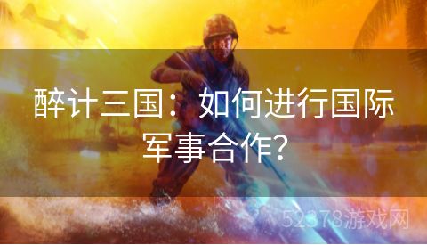 醉计三国：如何进行国际军事合作？