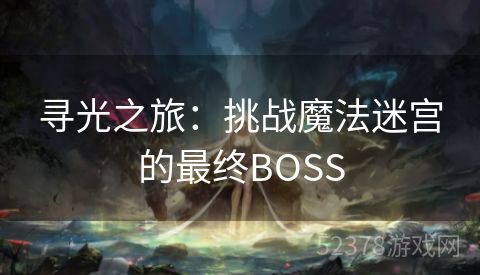 寻光之旅：挑战魔法迷宫的最终BOSS