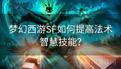 梦幻西游SF如何提高法术智慧技能？