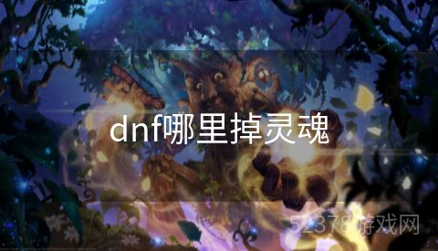 dnf哪里掉灵魂