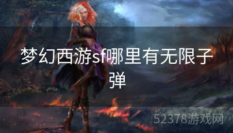 梦幻西游sf哪里有无限子弹