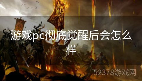 游戏pc彻底觉醒后会怎么样