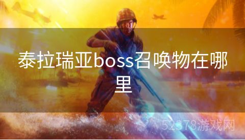 泰拉瑞亚boss召唤物在哪里