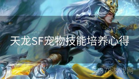 天龙SF宠物技能培养心得