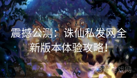 震撼公测：诛仙私发网全新版本体验攻略！