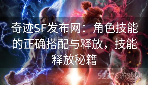 奇迹SF发布网：角色技能的正确搭配与释放，技能释放秘籍