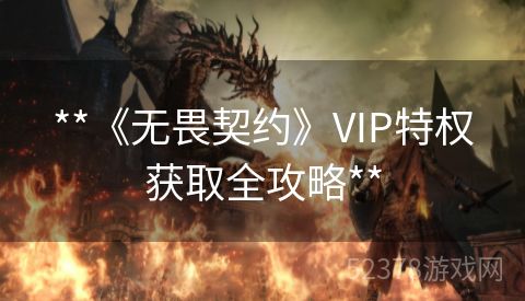 **《无畏契约》VIP特权获取全攻略**