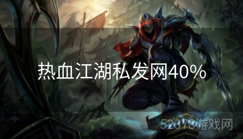 热血江湖私发网40%