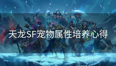 天龙SF宠物属性培养心得