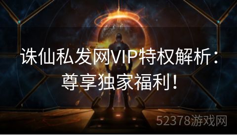 诛仙私发网VIP特权解析：尊享独家福利！