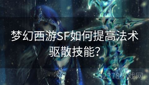 梦幻西游SF如何提高法术驱散技能？