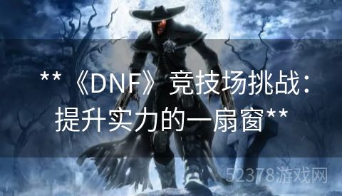  **《DNF》竞技场挑战：提升实力的一扇窗**