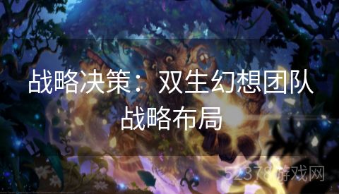 战略决策：双生幻想团队战略布局