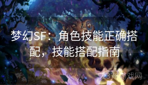 梦幻SF：角色技能正确搭配，技能搭配指南