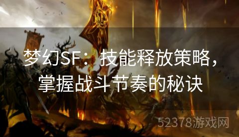 梦幻SF：技能释放策略，掌握战斗节奏的秘诀