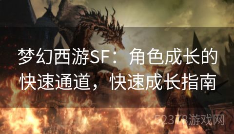 梦幻西游SF：角色成长的快速通道，快速成长指南