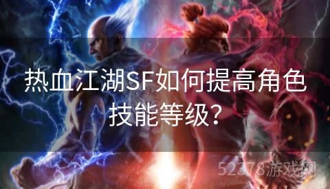 热血江湖SF如何提高角色技能等级？