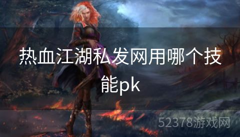 热血江湖私发网用哪个技能pk