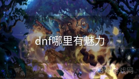 dnf哪里有魅力