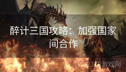 醉计三国攻略：加强国家间合作