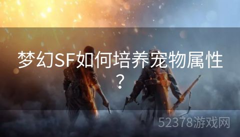 梦幻SF如何培养宠物属性？