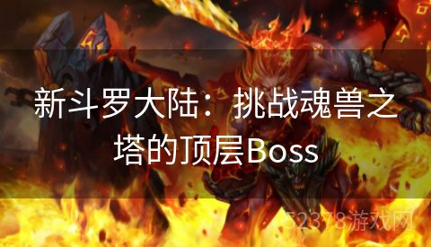 新斗罗大陆：挑战魂兽之塔的顶层Boss