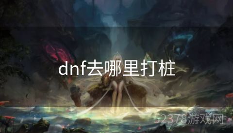 dnf去哪里打桩