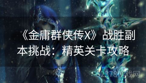 《金庸群侠传X》战胜副本挑战：精英关卡攻略