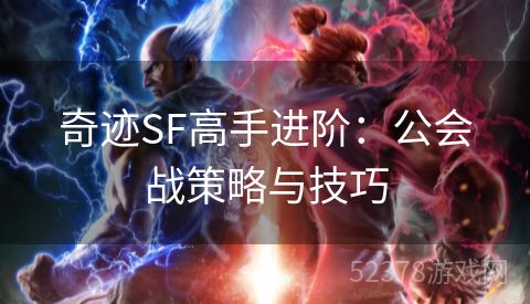 奇迹SF高手进阶：公会战策略与技巧